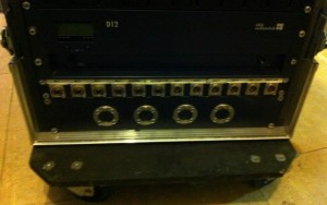 Pannello rack: 6 XLR F, 6 XLR M, 4 EP5 F